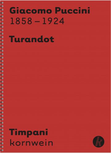 G. Puccini - Turandot - Timpani