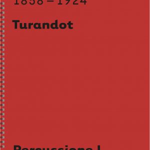 G. Puccini - Turandot - Percussione I & II