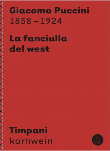 G. Puccini - La fanciulla del west - Timpani