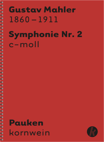 G. Mahler 2. Symphonie - Pauken I/II/III