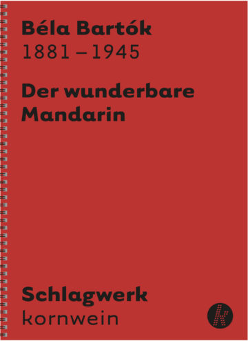 B. Bartók - Der wunderbare Mandarin - Schlagwerk