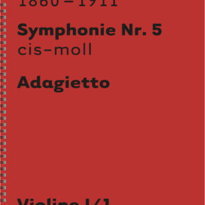 Mahler 5 - Adagietto - Orchesterstimmen