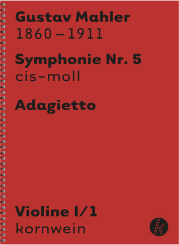 Mahler 5 - Adagietto - Orchesterstimmen