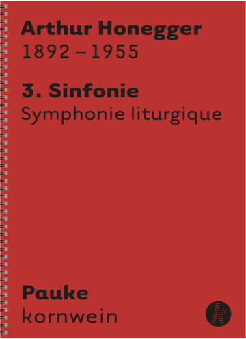 A. Honegger 3. Sinfonie "Liturgische" - Pauke