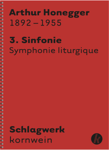 A. Honegger 3. Sinfonie "Liturgische" - Schlagwerk